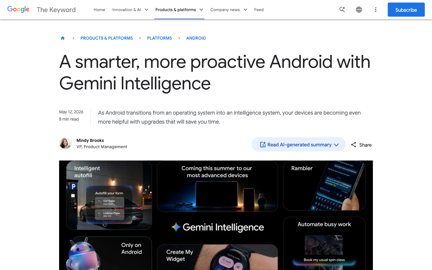 Android Gemini Intelligence